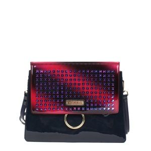 NICOLE LEE HARLOW HOLORAM MESSENGER BAG